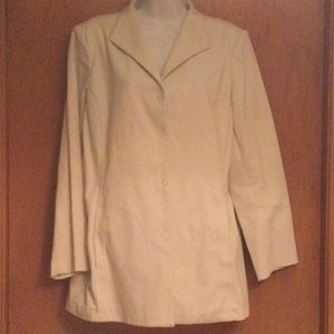NWT Eileen Fisher textured white blazer sz Medium